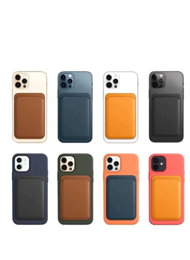 محفظة MagSafe المغناطيسية لحفظ البطاقات لهواتف iPhone 13 و14 و15 و16 و17 - حافظة هاتف رفيعة، لون رمادي - Image 5